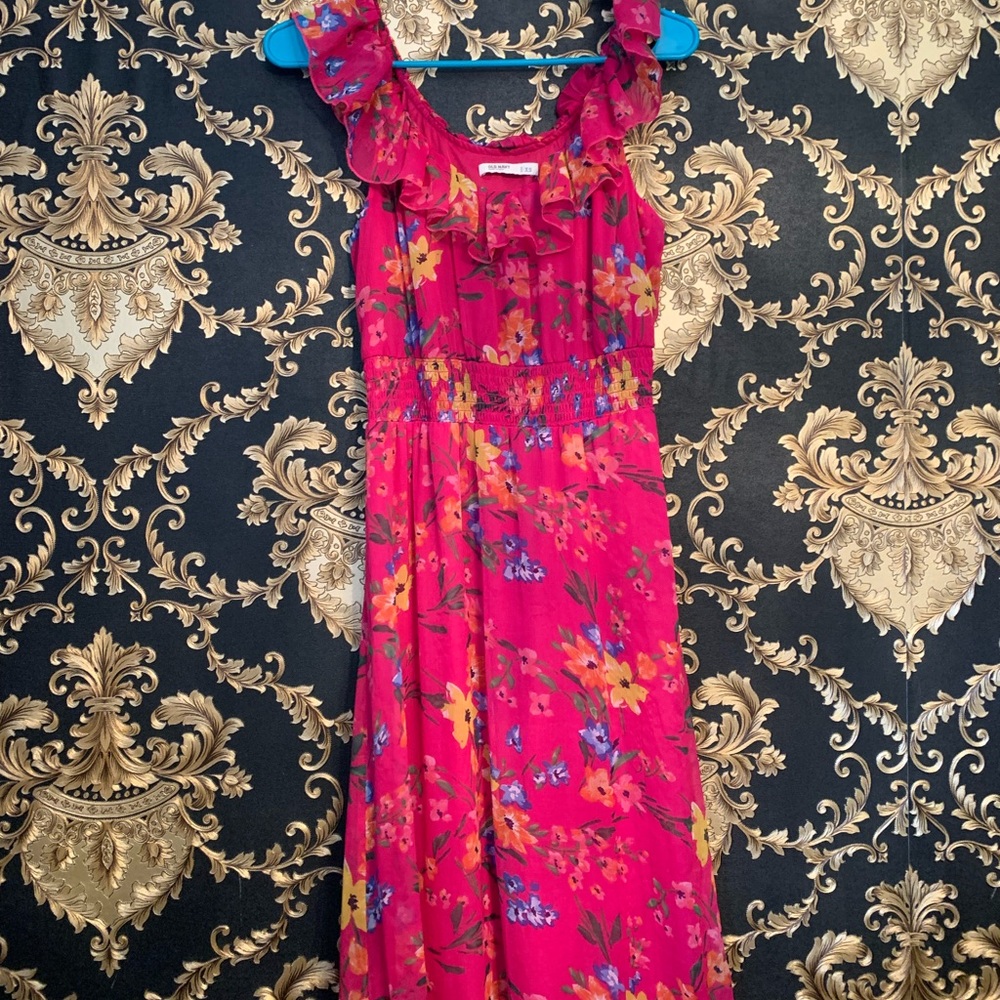 🦇 Vintage Old Navy Floral Maxi Dress 🦇